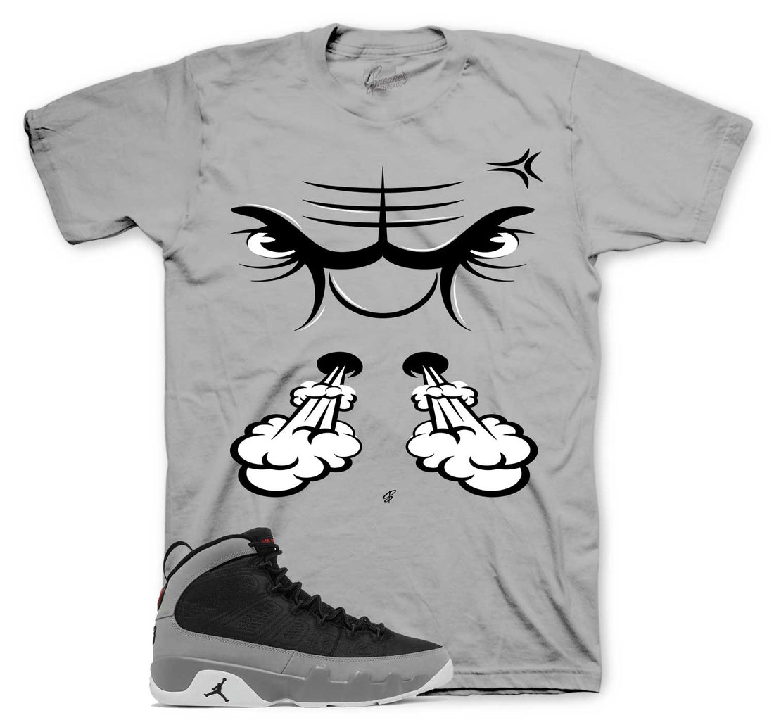 Jordan 9 particle grey tees