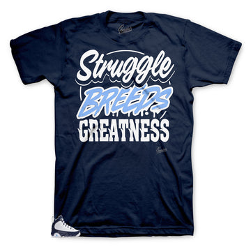 UNC 9s Jordan sneakers matching t-shirts designed for Jordan UNC 9s