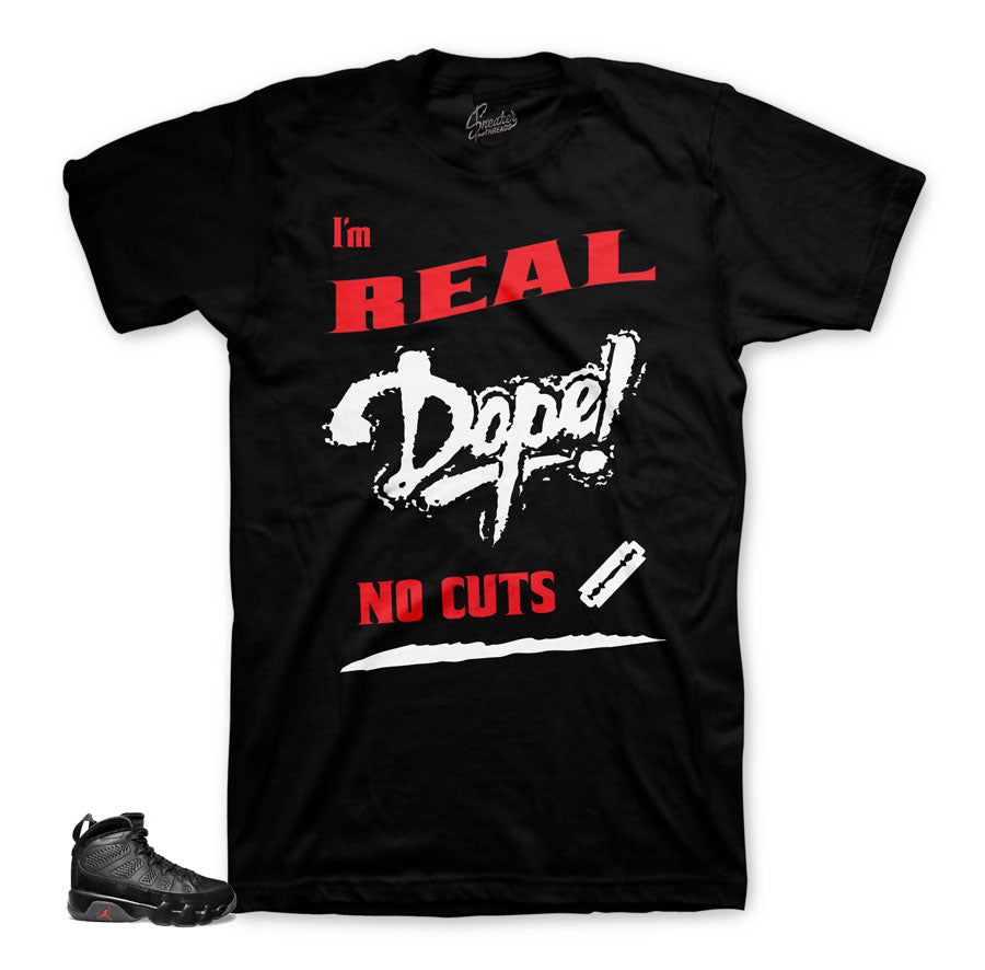We carry the best collection of sneaker tees match Jordan 9 bred.