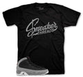 Jordan 9 particle grey tees