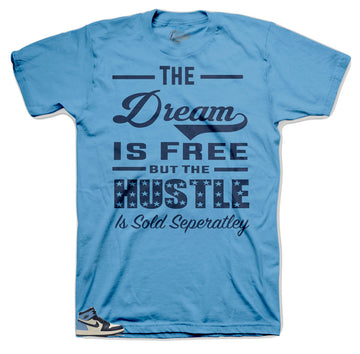 Jordan 1 UNC Obsidian matching shirts designed to match the sneaker UNC Obsidian