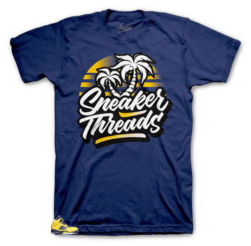 Jordan 5 Michigan ST Palms sneaker threads matching shirts