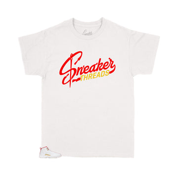 Original Sneaker shirts for kids to match for Jordan 12 Fiba fits
