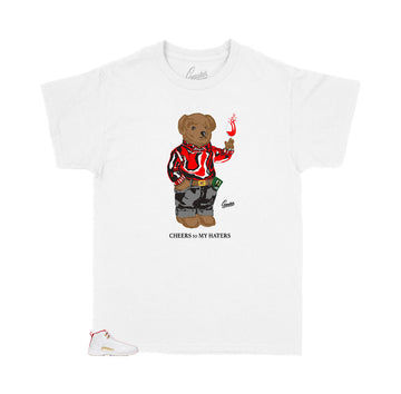 Jordan 12 Fiba Kids shirts to match sneakers