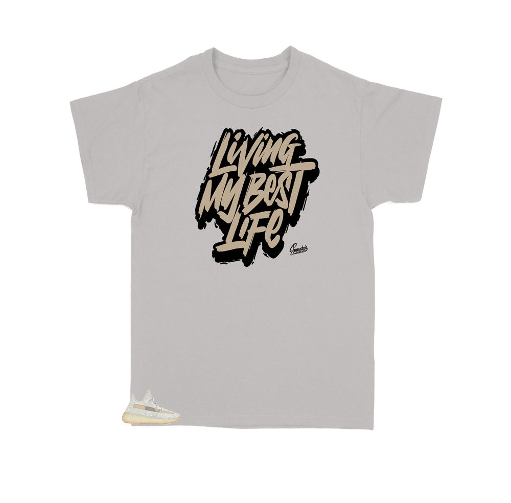 Living my best Life clothing for kids to match Yeezy Lundmark Reflective