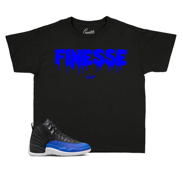 Kids Hyper Royal 12 Shirt - Finesse - Black