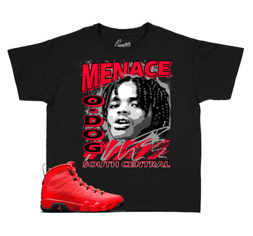 Kids Jordan 9 Chile Red Sneaker Tees