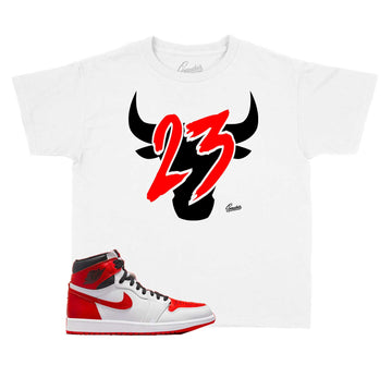 Kids Jordan 1 heritage sneaker tees