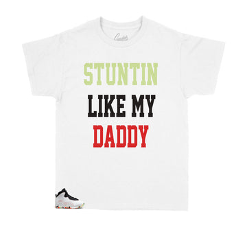 Jordan 10 Ember Glow shirts to stunt like daddy