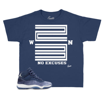 Kids Midnight Navy 11 Shirt - Win 23 - Navy