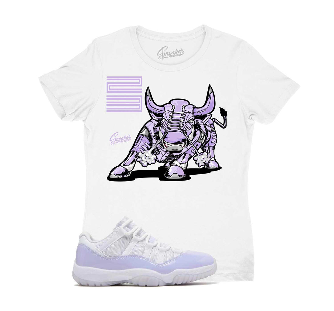 Ladies Jordan 11 pure violet sneaker tees