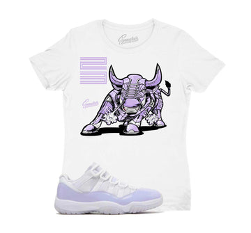 Ladies Jordan 11 pure violet sneaker tees