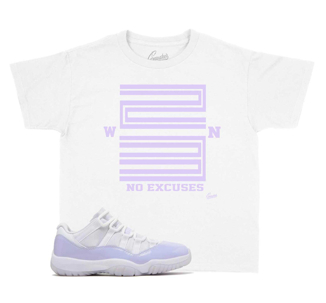 Kids Jordan 11 pure violet sneaker tees