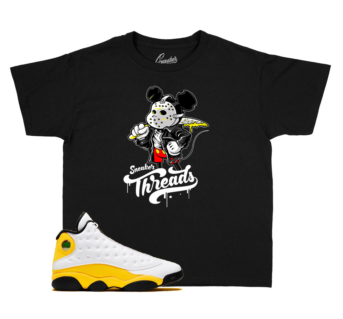 Kids Jordan 13 del sol sneaker tees