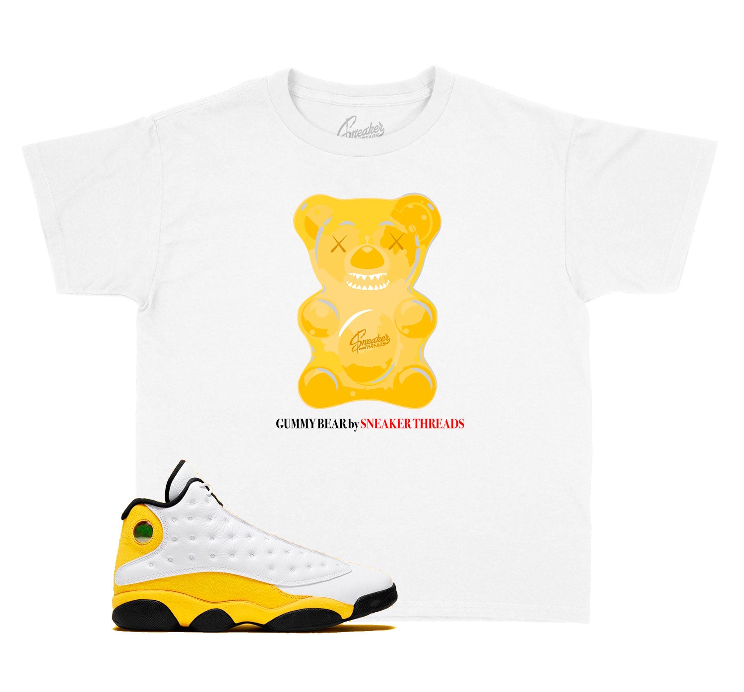 Kids Del Sol 13 Shirt - Gummy Bear - White