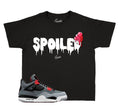 Kids Jordan 4 infrared sneaker tees