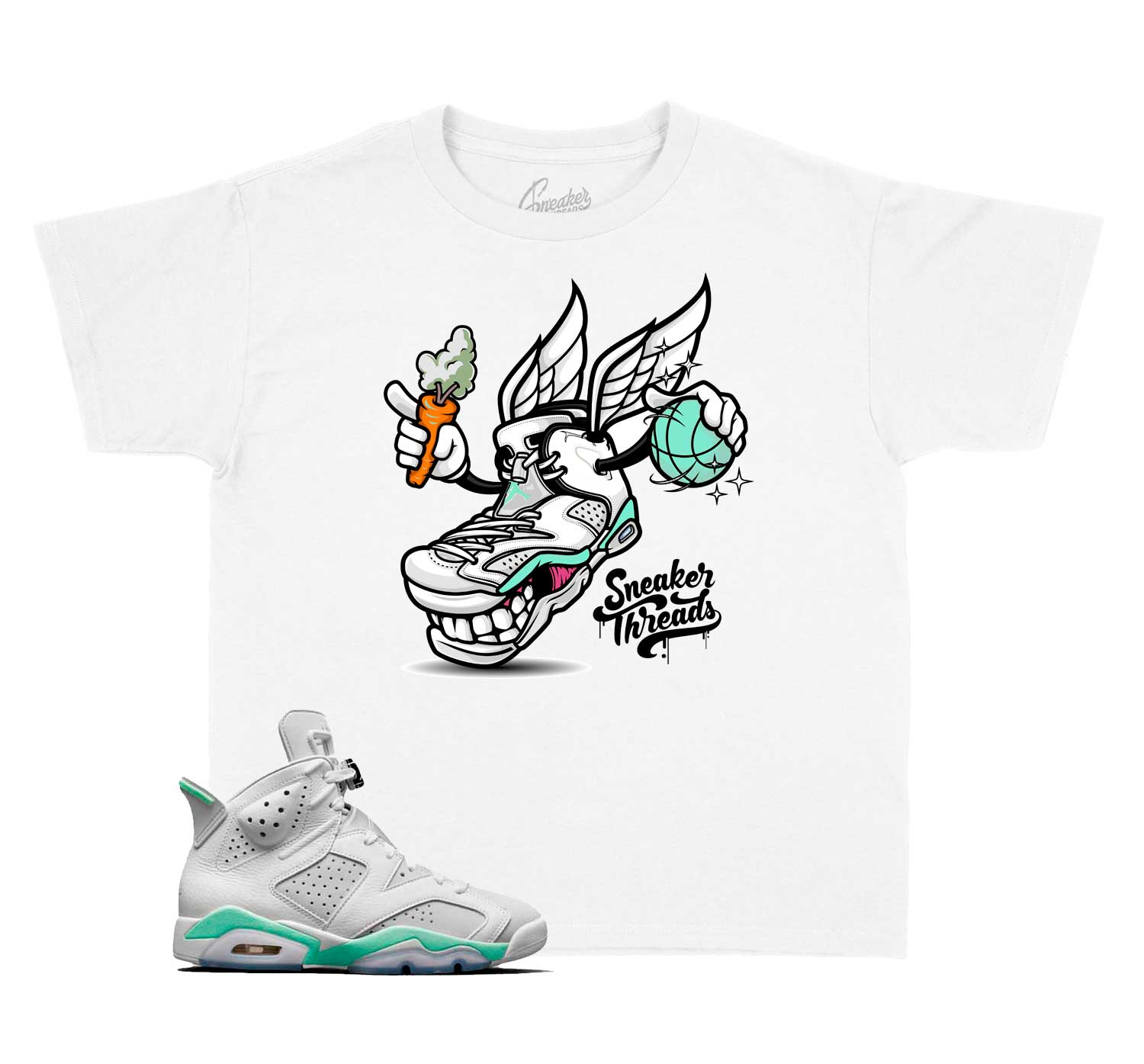 Jordan 6 mint foam sneaker tees