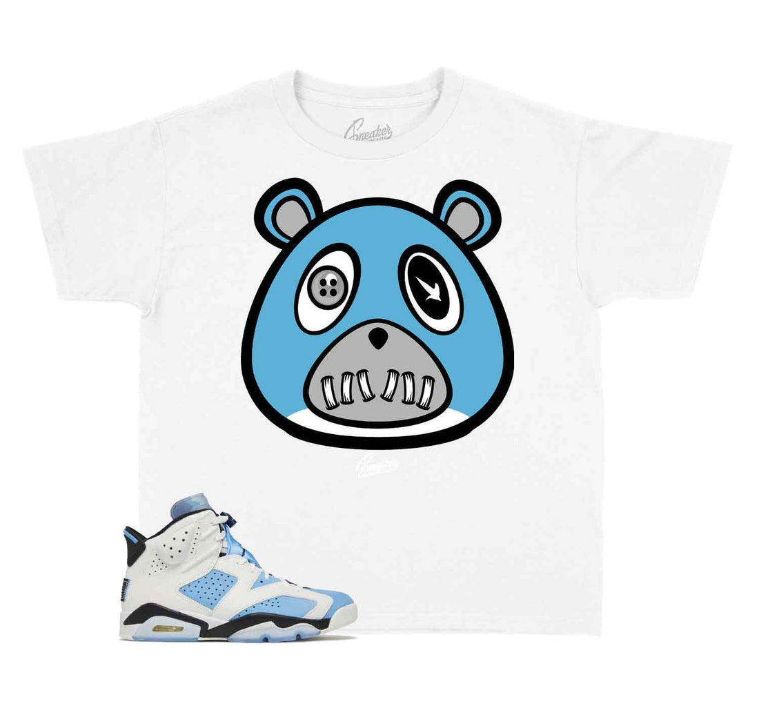 Kids Jordan 6 sneaker match tee
