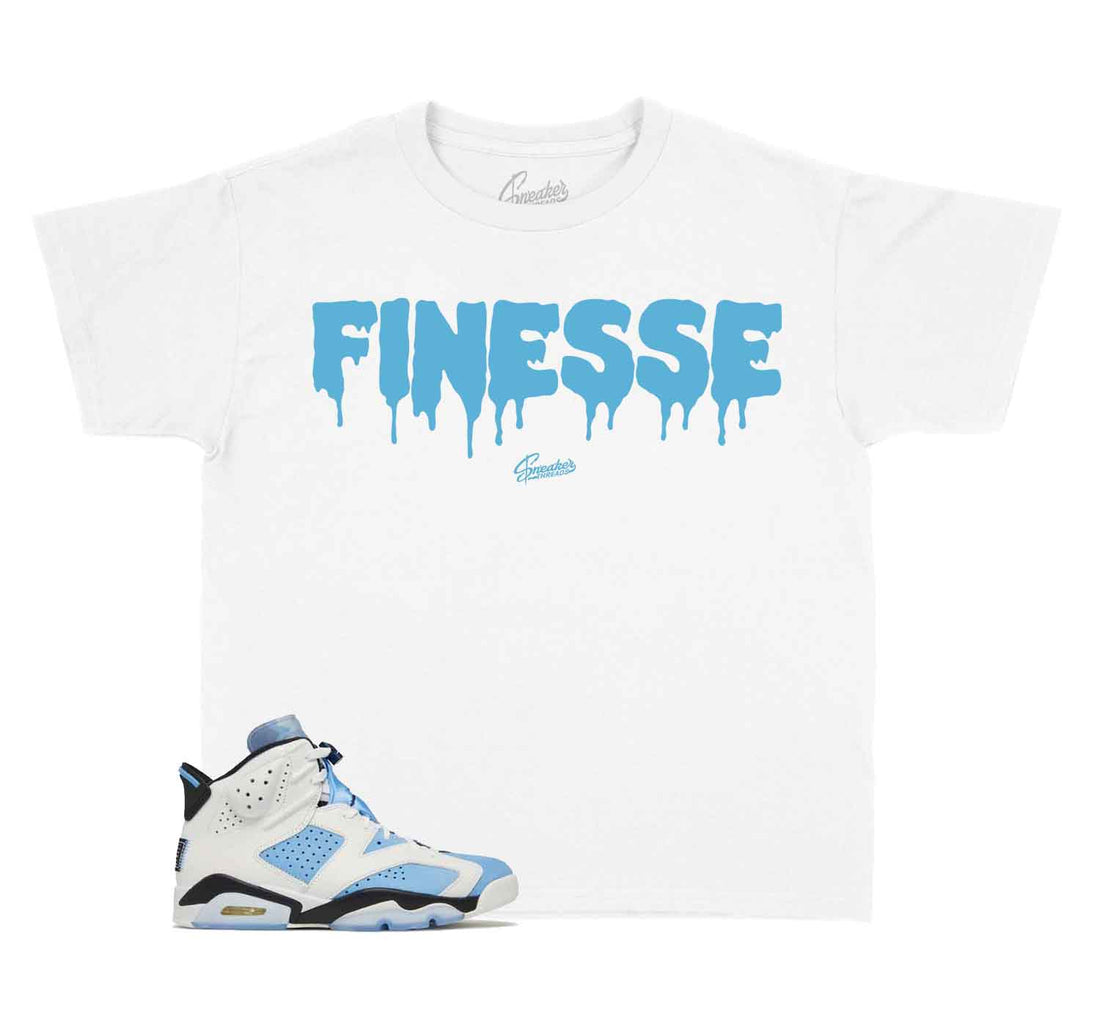 Kids Jordan 6 sneaker match tee