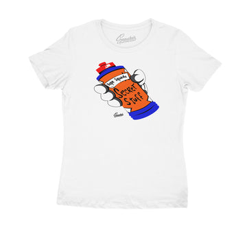 Womens Knicks 3 Shirt - Secret Stuff - White