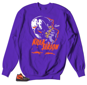 Kyrie 4 dia de los muertos sneaker sweater | Day of dead sneaker crewneck.