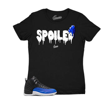 Womens Hyper Royal 12 Shirt - Spoiled - Black