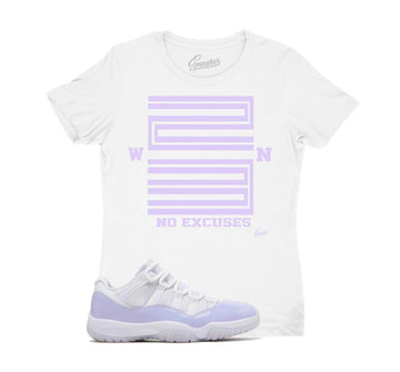 Ladies Jordan 11 pure violet sneaker tees