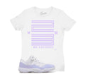 Ladies Jordan 11 pure violet sneaker tees