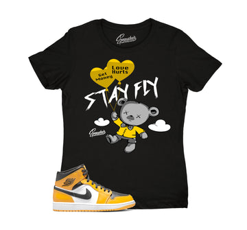 Womens Taxi 1 Shirt - Money Over Love - Black