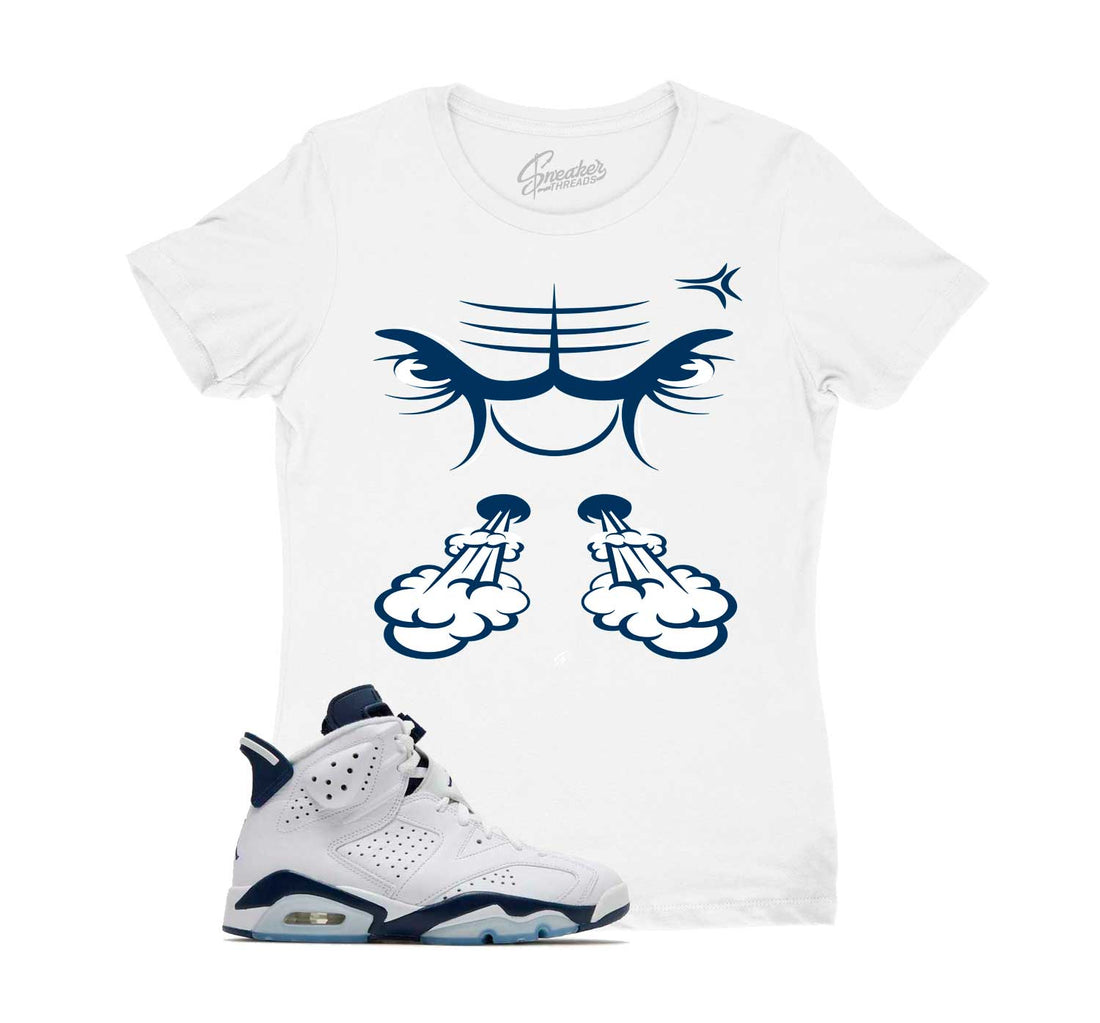 Jordan 6 midnight navy sneaker tees