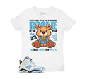 Womens Jordan 6 UNC sneaker tees