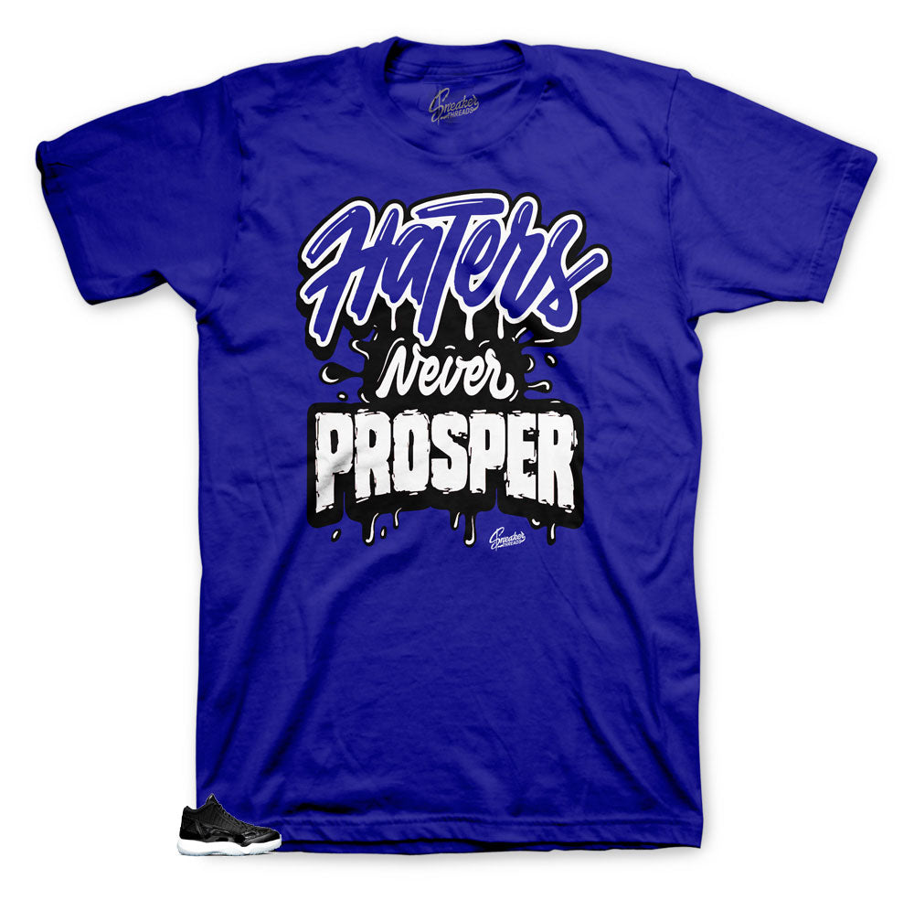Space Jam 11 Low Haters never Prosper shirt match shoes