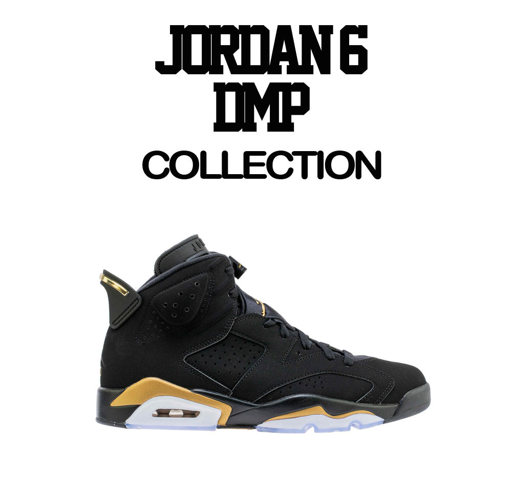 T shirt collection for women designed to match the Jordan 6 DMP sneaker collection 