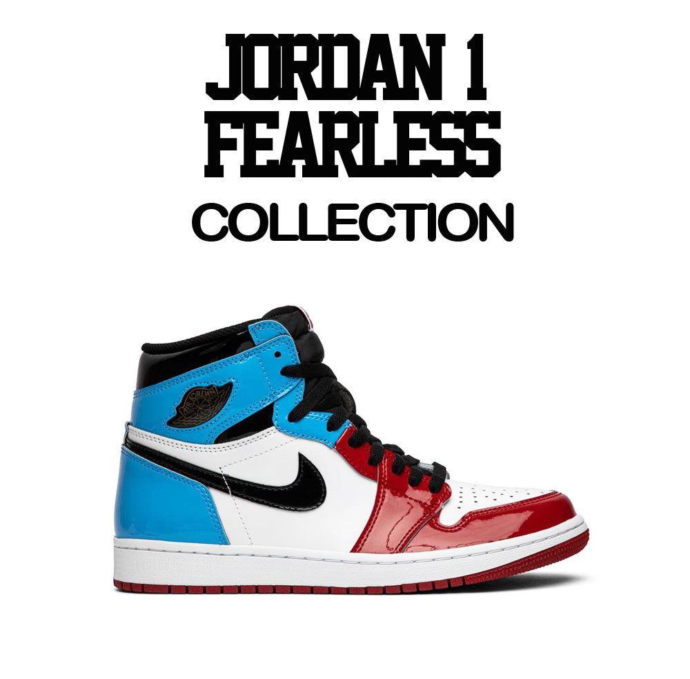 Jordan 1 Fearless Grinding shirt to match 