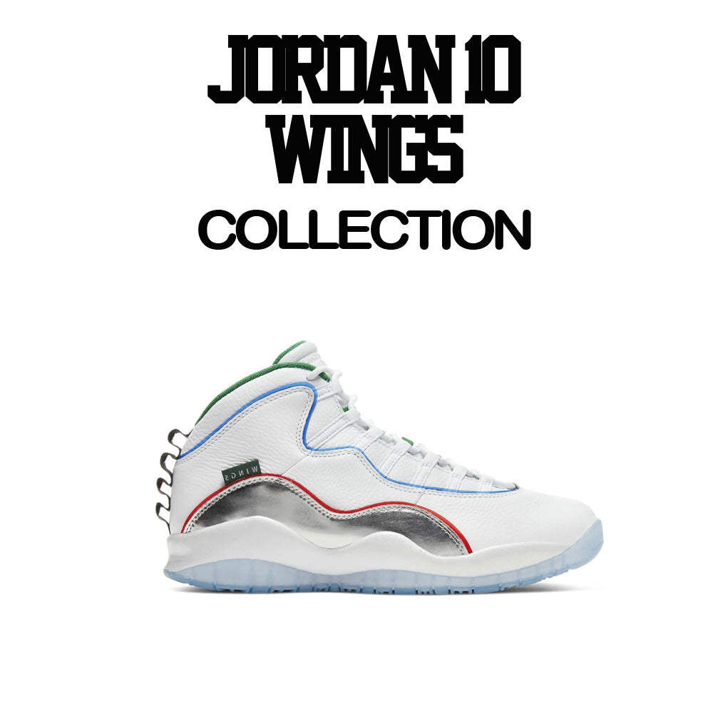 Sneaker tees match Jordan 10 wings all star retro 10s wings. 