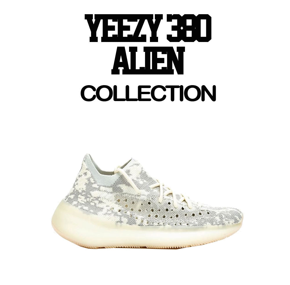 Yeezy Coolest shirt collection to match perfect with Yeezy 380 Alien