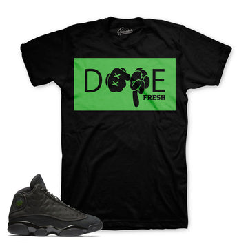 Black cat 13 t-shirts match Jordan 13 sneaker match tees.