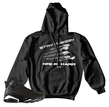 Jordan 6 black cat hoody match retro 6 black cat hoodies.