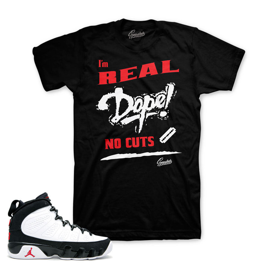 Match Jordan 9 space jam shirts retro 9 OG sneaker tee.