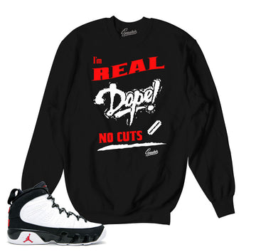 Jordan 9 space jam sweaters match retro 9 go crews.