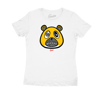 Womens Cool Grey 3 Shirt - ST Bear - White