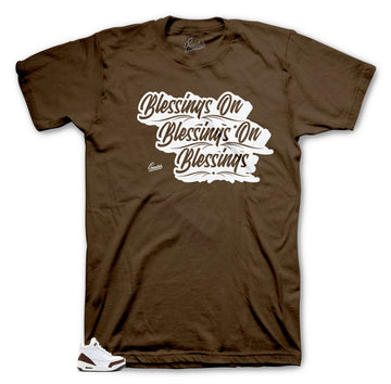 Jordan 3 Mocha Blessings shirt to match sneakers