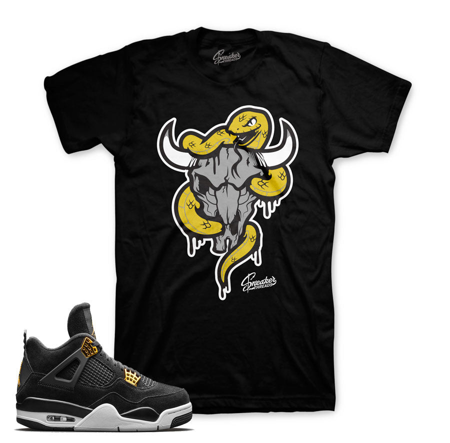 Jordan 4 royalty tees match shoes. Fresh new sneaker tees.