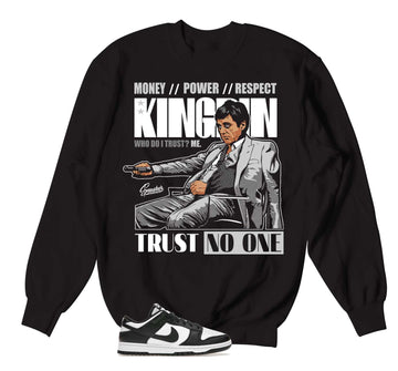 Dunk Panda Sweater - Trust issues - Black