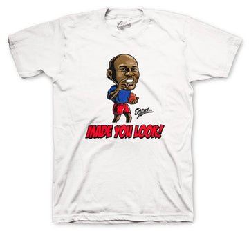 Jordan 4 Loyal Blue Basketball shirt to match sneakers