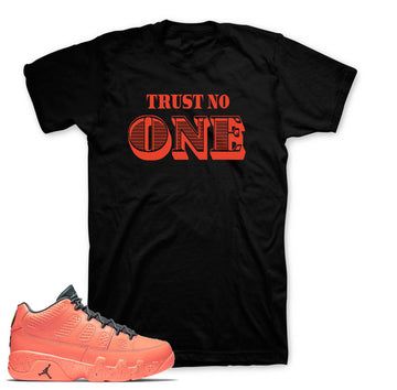 Tees match Jordan 9 bright mango retro 9's sneaker shirts.