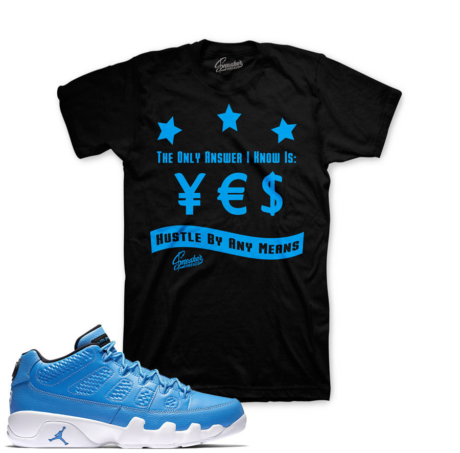 Tees match Jordan 9 pantone retro 9 pantone sneaker shirts.