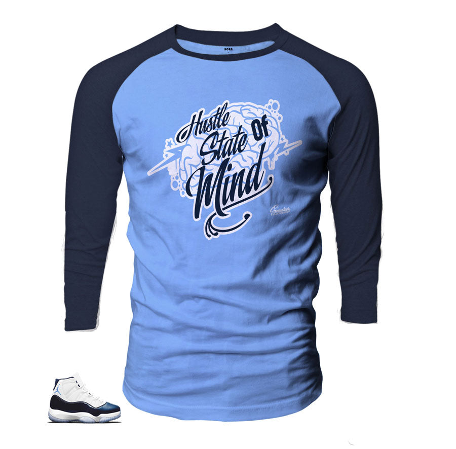 Raglan shirts match Jordan 11 win like 82 shoes | Midnight navy 11.