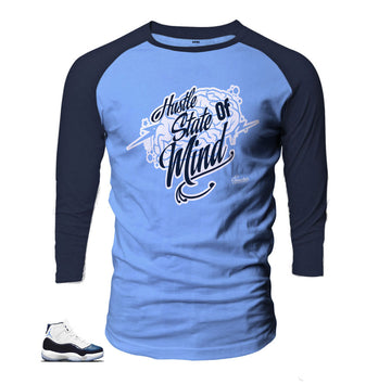 Raglan shirts match Jordan 11 win like 82 shoes | Midnight navy 11.
