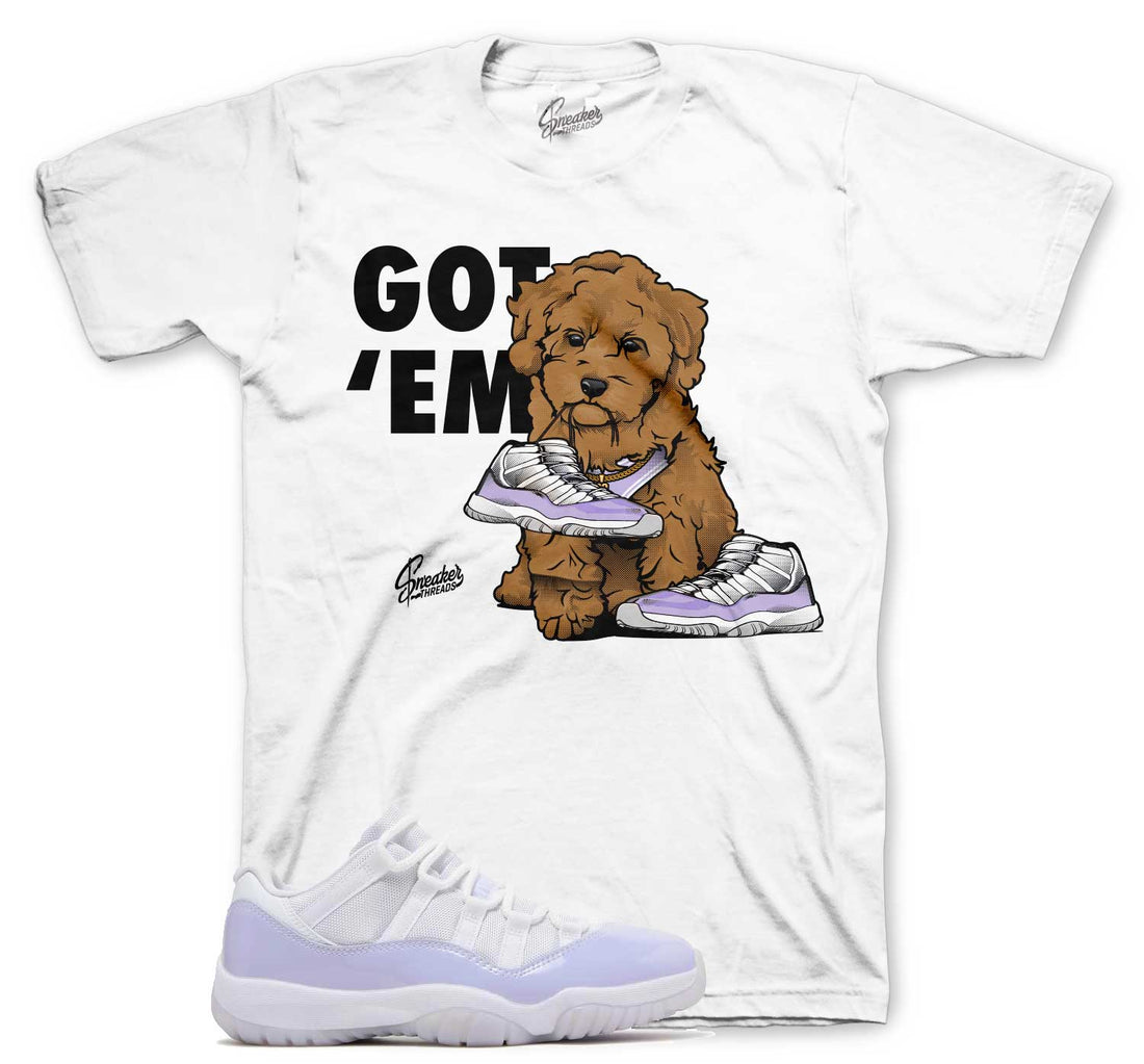 Jordan 11 pure violet sneaker tees